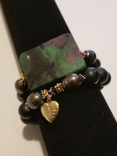 SEMI PRECIOUS WRAP BRACELET