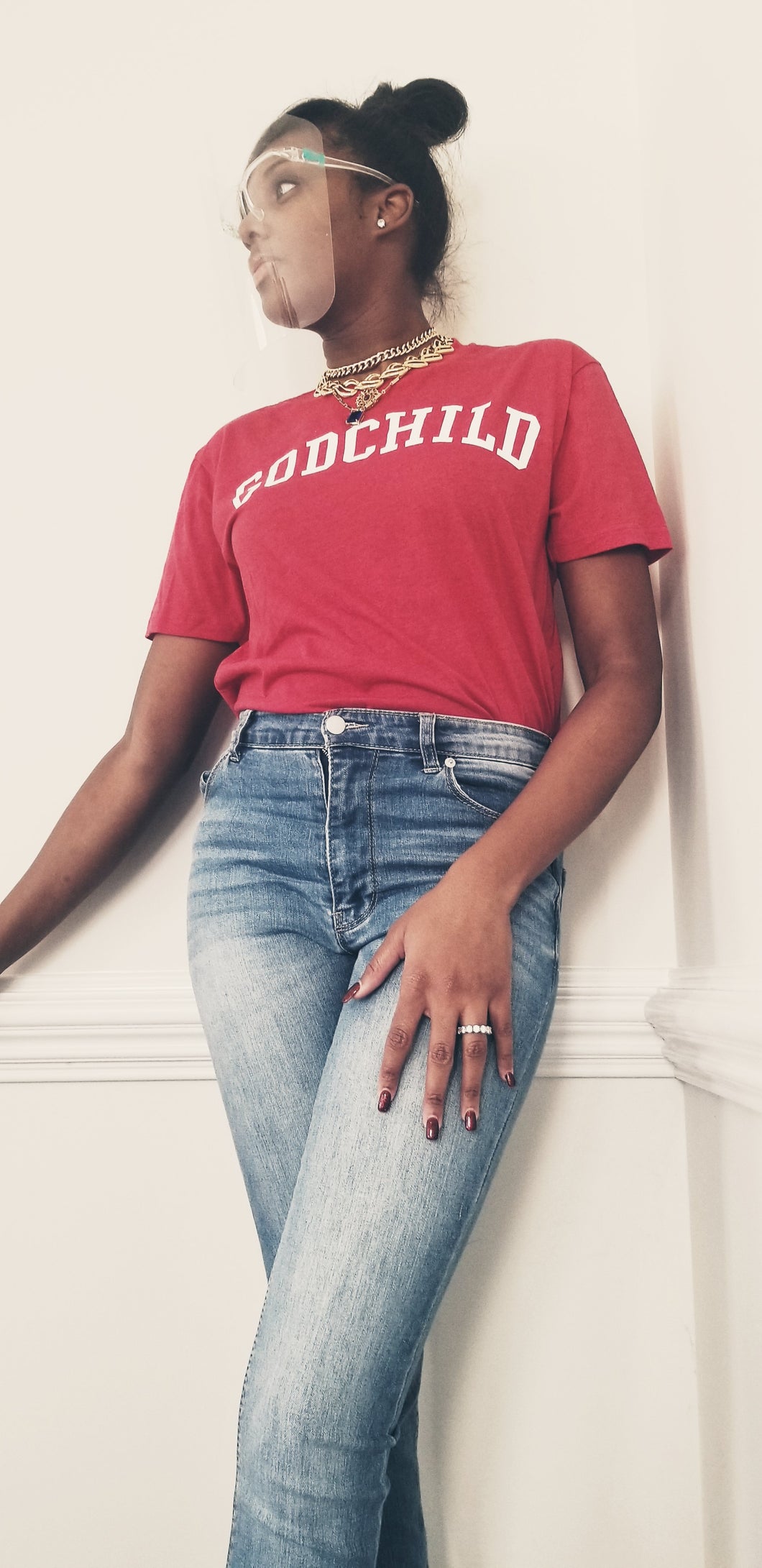 GODCHILD SIGNATURE LOGO BASIC ESSENTIALS TEE